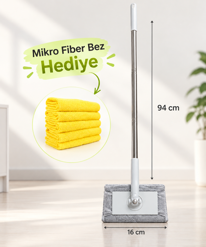 Solvinest® EasyClean - Otomatik Bez Tutuculu Akıllı Mop