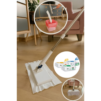 Solvinest® EasyClean - Otomatik Bez Tutuculu Akıllı Mop