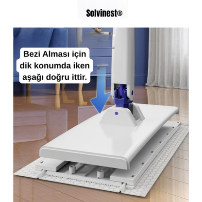 Solvinest® EasyClean - Otomatik Bez Tutuculu Akıllı Mop